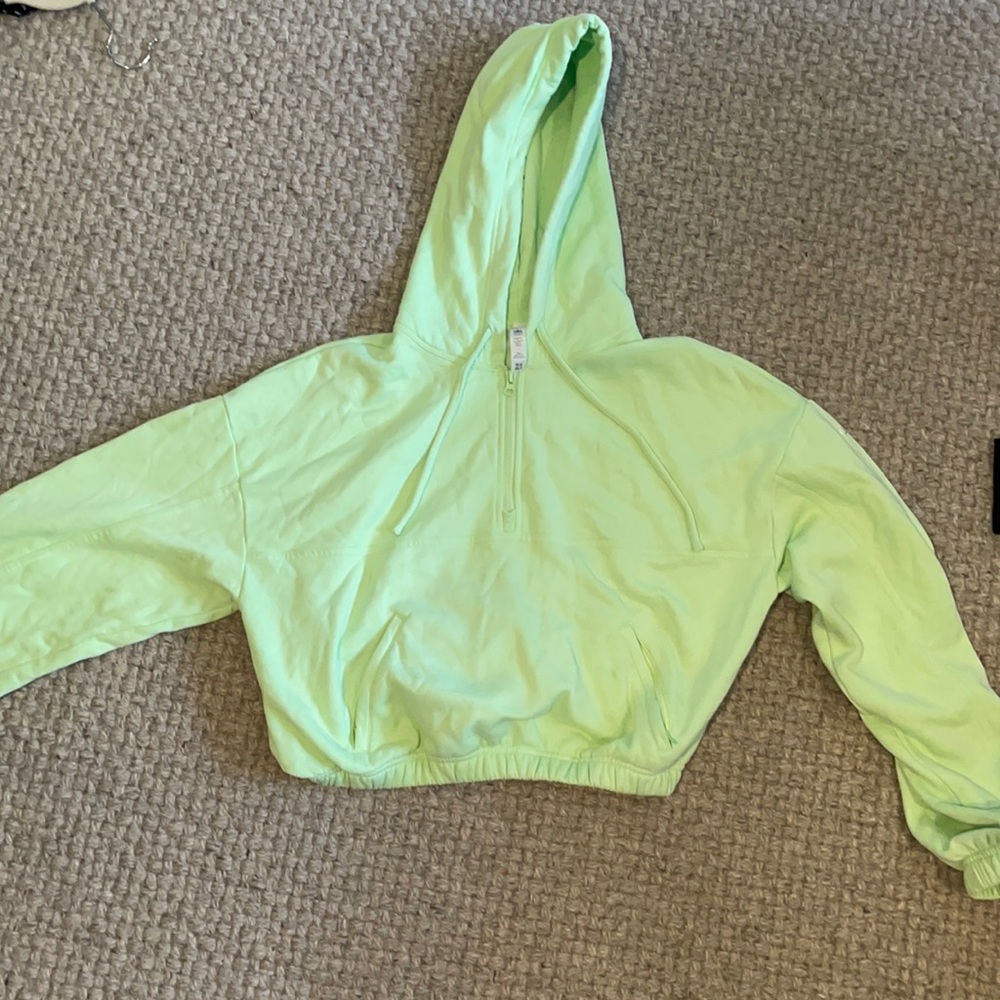 Hot green hoodie